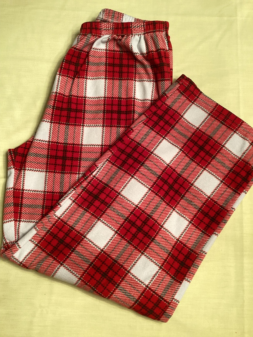 Carter’s Men’s Red Plaid Pull On Sleep Lounge Pants Size M